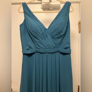 Teal Kennedy Blue bridesmaids dress. Size 12.